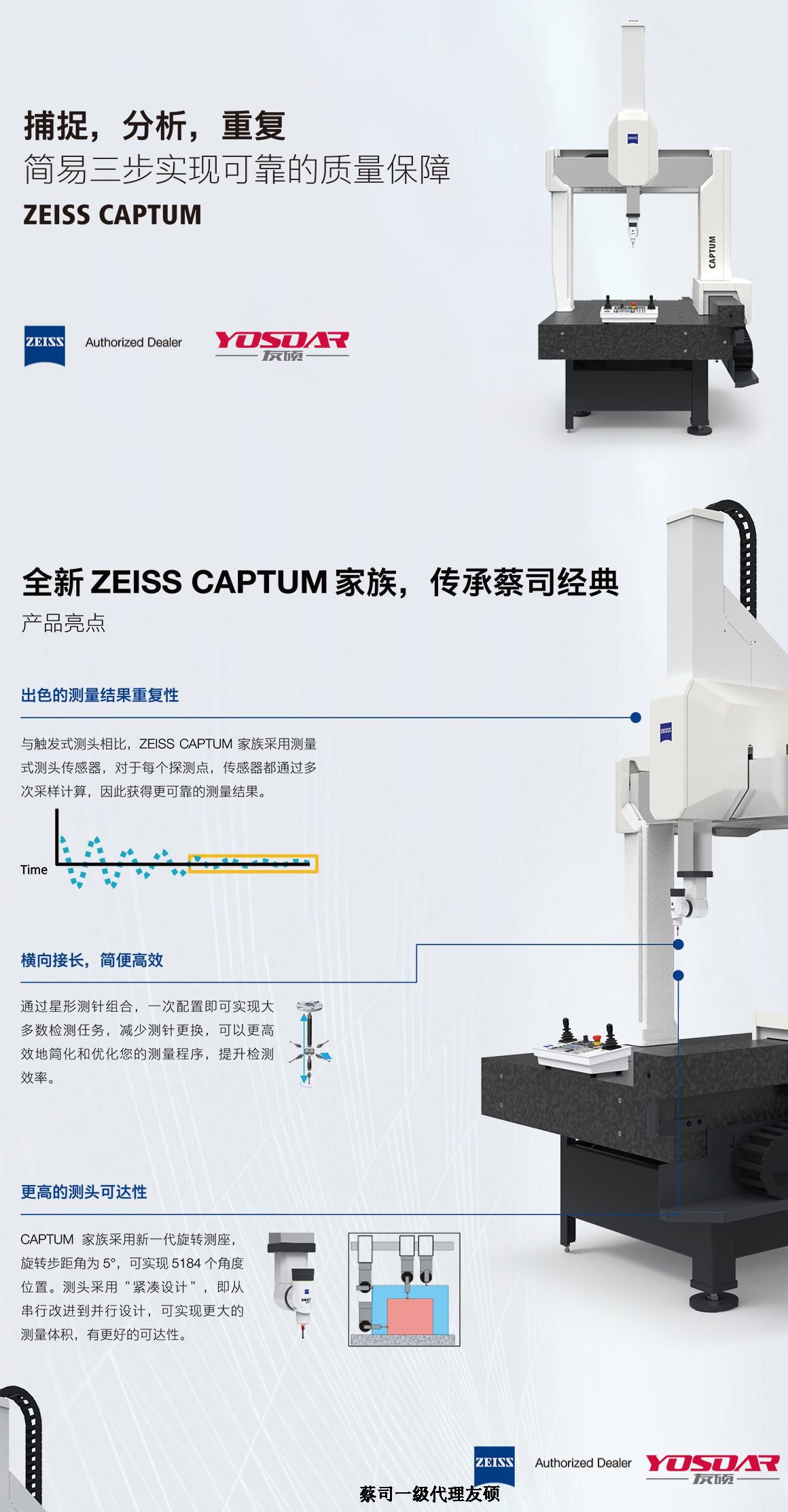 渝北蔡司渝北三坐标CAPTUM